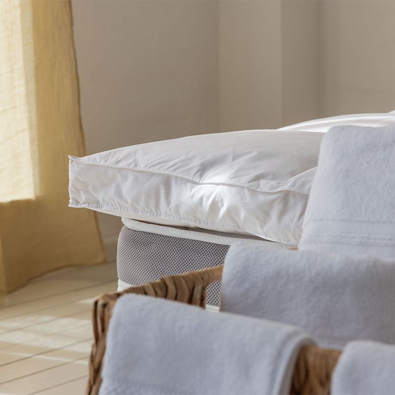 Wool mattress topper, surface detail